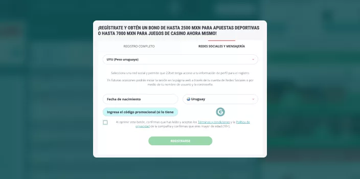 Después de completar el formulario, haz clic en "Registrarse"